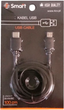 Kabel SmartGPS KBO03 microUSB - USB-C Black (5905279820661) - obraz 2