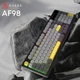 Клавиатура Ajazz AF98 Black USB-C Black Gray Yellow (AF98-BGY) - изображение 6