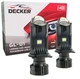 Мини-линзы DECKER GL-01 PRO Цоколь H4 линза со светотеневой границей в 6000K 12-24V 65W 9000Lm в штаные места! - зображення 1
