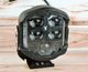 LED фара прямокутна лінзована (1шт) 96W ближній + дальній чітка 12-24V (20x20x8СМ) фари на трактор МТЗ - зображення 2