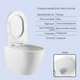 Готовое решение Qtap для ванной комнаты: подвесной унитаз Robin Ultra Quiet 520x365x365 + комплект инсталляции Nest 4 в 1 (круглая - изображение 3