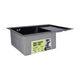 Мийка для кухні інтегрована Lidz Handmade H6350BR крило праворуч (LDH6350BRPVD45590) Brushed Black PVD 3,0/1,0 мм - зображення 5