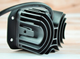 LED фара прямокутна лінзована (2шт) 40W ближній + дальній 12-24V (8,1x6,3x4СМ) фари на трактор МТЗ - зображення 4