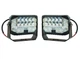 LED фара прямоугольная (2шт) 81W ближний + дальний та желтый габарит 12-24V (13x8,5x5СМ) фары на трактор МТЗ - изображение 1