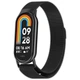 Ремінець Milanese Vanfone для Xiaomi Mi Smart Band 8/9/10, чорний (VANAX13006) - зображення 1