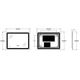 Зеркало Zerix Kubix MR04-80x60-REVERSE с LED Touch, Anti-fog, диммером, регулятором яркости (ZX6054) - изображение 6