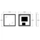 Дзеркало Zerix Mirra MR05-80x80 з LED Touch, Anti-fog, димером, регулятором яскравості (ZX6058) ( 22495 ) - изображение 3
