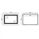 Дзеркало Mixxus STYLE MR13-70x50-Reverse з Led Touch, Anti-fog, димером, регулятором яскравості (MI6665) ( 23241 ) - изображение 7