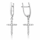 Сережки срібні Фантазія з фіанітами Silver Style (21761.17 sku:2300103597444) - зображення 1
