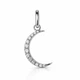 Подвес серебряный Луна с фианитами Silver Style (40601.17 sku:2300104075408) - изображение 2