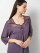 Ночная рубашка Cotpark 5XL фіолетовий 13708-В-01 - изображение 4