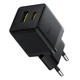 Зарядний пристрій Baseus Palm Fast Charger USB-C+USB 30W Black (P1011160A113-00) - зображення 5