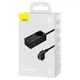 Зарядний пристрій Baseus GaN3 Pro Desktop Powerstrip AC+2xUSB-C+2xUSB 65W Black (PSZM000901) - зображення 5
