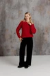 Жіночий джемпер Джун ART KNIT червоний, L-XL 043022 - зображення 5