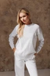 Джемпер жіночий Katrin ART KNIT білий, L-XL 042636 - зображення 8