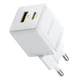 Зарядное устройство Baseus Palm Fast Charger USB-C+USB 30W White (P1011160A213-00) - изображение 5