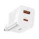 Зарядное устройство Baseus Super Si Pro Quick Charger USB-C+USB 30W White (CCSUPP-E02) - изображение 1