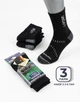 Набор трекинговых носков Lorpen Trekking с Thermolite — 3 пары, черные р.39-44 - изображение 1