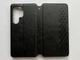Захисний чохол-книжка WAVE Cubic Rubic Case Black для Samsung Galaxy S25 Ultra чорний з матової штучної шкіри зі слотами для карт, магнітна застібка - зображення 3