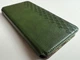 Захисний чохол-книжка WAVE Cubic Rubic Case Green для Samsung Galaxy S25 Ultra зелений, з матової штучної шкіри зі слотами для карт, магнітна застібка - зображення 6