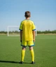 Футбольна форма збірної України жовта новий дизайн 2026 — комплект футболка + шорти 30(150-160 см) - зображення 3
