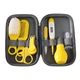 Набор для новорожденных, маникюрный 8 предметов : расческа, ножницы,кусачки,пилочка,пипетка для детей,жёлтый - изображение 4