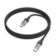 Кабель HOCO U129 Spirit Type-C to Type-C 1.2 м Black (PD 60W, Transparent) - зображення 1