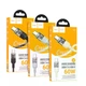 Кабель HOCO U129 Spirit Type-C to Type-C 1.2 м Black (PD 60W, Transparent) - зображення 5