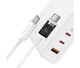 Адаптер - блок на 3 порта - зарядное Baseus Gan5 Pro Fast Charger 140W (CCGP100202) + кабель C to C - изображение 2