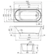 Ванна акриловая 150x70 см AM.PM X-Joy W94A-150-070W-A1 - изображение 6