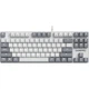Клавиатура GamePro Genesis Metallic MK110W Outemu Red Switch USB UA White (MK110W) - изображение 1