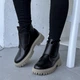 Женские ботинки низкие ITstyle Черны 38 24.5 см (07060/23) - изображение 5