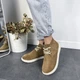 Женские ботинки замшевые низкие ITstyle Горчичные 39 25.5 см (7001/79) - изображение 7