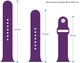 Ремешок ArmorStandart Sport Band (3 Straps) для Apple Watch 42 (Series 11-10)/41/40/38 Ultraviolet (ARM52216) - изображение 3