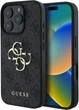 Панель Guess 4G Big Metal Logo для Apple iPhone 16 Pro Max Black (GUHCP16X4GMGGR) - зображення 1