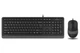 Комплект Fstyler Sleek Multimedia Comfort F1010, Black/Grey, клавиатура+мышь A4Tech (teh0020657) - изображение 1