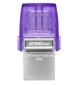 Флеш накопичувач USB 256Gb DataTraveler microDuo 3C, Purple Kingston 000333648 - зображення 1