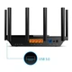 Роутер Archer AX73, Black, Wi-Fi 802.11n/ac/ax, до 5378 Mb/s TP-Link (2000003328635) - зображення 3