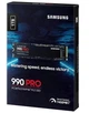 Твердотельный накопитель SSD 1Tb, 990 Pro, PCI-E 4.0 x4, M.2 2280, MLC 3-bit V-NAND, 7450/6900 МБ/с Samsung 000332320 - изображение 4