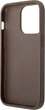 Etui plecki Guess 4G Big Metal Logo do Apple iPhone 15 Pro Brown (GUHCP15L4GMGBR) - obraz 6