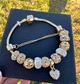 Браслет Xuping с шармами в стиле Pandora (14–17 см, позолота 18K) 50-004 - изображение 2