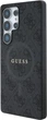 Etui Guess Leather 4G Colored Ring Classic Logo MagSafe do Samsung Galaxy S25 Ultra Black (3666339441715) - obraz 2