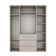 Шкаф распашной комбинированый №1 Light 1600x500x2200 Кашемир (GALTK0114000000) - изображение 2
