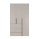 Шкаф распашной комбинированый №2 Light 1200x500x2200 Кашемир (GALTK0214000000) - изображение 1