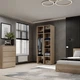 Шкаф распашной комбинированый №13 Light 800x500x2200 Дуб сонома светлый (GALTK01313000000) - изображение 4