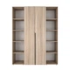 Шафа розпашна комбінована №15 Light 1600x500x2200 Дуб сонома світлий (GALTK01513000000) - зображення 1