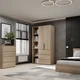Шкаф распашной комбинированый №7 Light 1200x500x2200 Дуб сонома светлый (GALTK0713000000) - изображение 3
