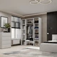 Шкаф распашной комбинированый №16 Light 1600x500x2200 Белый брилиант (GALTK0161000000) - изображение 4