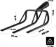 Widły do spulchniania gleby Kadax Loupit bez trzonka 26 cm (K10836)  - obraz 2