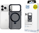 Etui plecki 3MK Smoke Case Mag&Stand do Apple iPhone 17 Pro Transparent/Black (5903108665261) - obraz 4